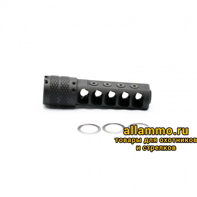 Реактивный ДТК LAC Ridge Steel 7,62 (.30) на резьбу 24*1,5 (RH) для АК-103/Сайга 7.62/.308 (LAC0148)