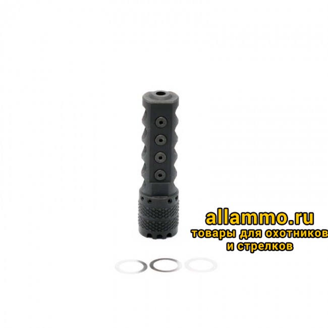 Реактивный ДТК LAC Ridge Steel 7,62 (.30) на резьбу 24*1,5 (RH) для АК-103/Сайга 7.62/.308 (LAC0148)