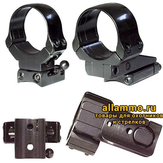 300-052731i_enl.jpg 304-00273 Быстросъемные поворотные кольца Apel EAW 26мм с основаниями на Benelli Argo KR=26мм BH=19мм