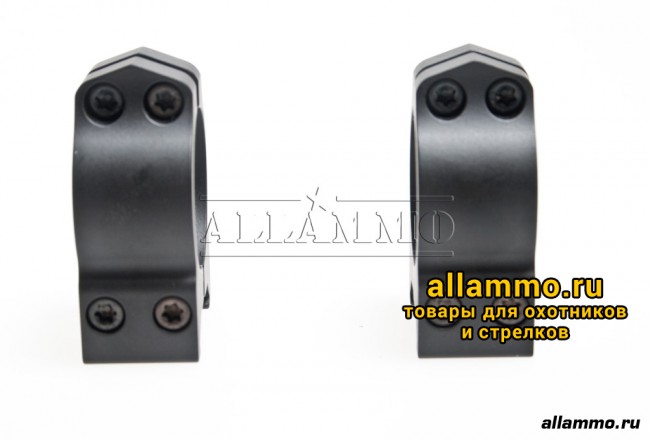 Крепления Warne (кольца 25,4мм) на планку weaver низкие Low 200M