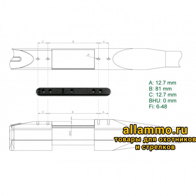 Основание Contessa Alessandro ласточкин хвост для Benelli Argo (RS01)