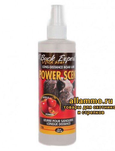 Приманка Buck Expert на кабана, спрей, запах - яблоки 250мл 17BA