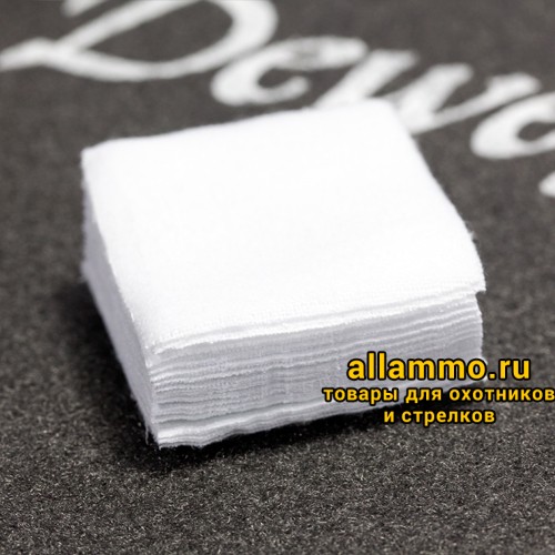 Квадратные патчи J.DEWEY для .22 калибра 100 шт. (PS-221)