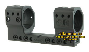 SA-4901 Тактический кронштейн Spuhr кольца 34мм на призму 11мм наклон 9 MIL/30,9MOA L=121мм H=35мм