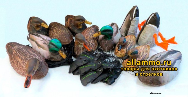 19160128.jpg Комлпект чучел разных уток CHEROKEE SPORT Fusion Series 12 штук (надувные) (MF11002N)