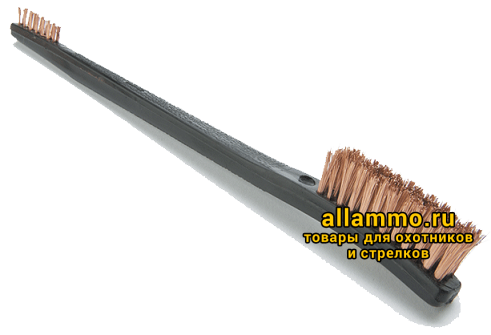 1f273fc0fd7c3e06647e57a1cf001ea0.png Hoppe's щётка двухсторонняя (большой и малый ворс) бронза
