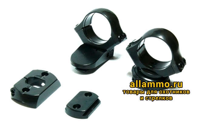 pic_14602b.jpg 120-12012 Быстросъемные поворотные кольца Suhl 30мм с основаниями на Remington 700 KR=26мм BH=17мм