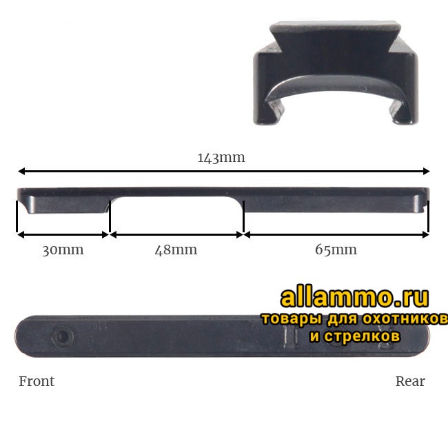 sw01-1 Основание Contessa Alessandro ласточкин хвост для Browning Fusion (SW01A)