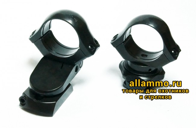 pic_14601b.jpg 121119 Быстросъемные поворотные кольца Suhl 26мм с основаниями на Suhl Merkel SR1 KR=26мм BH=17мм