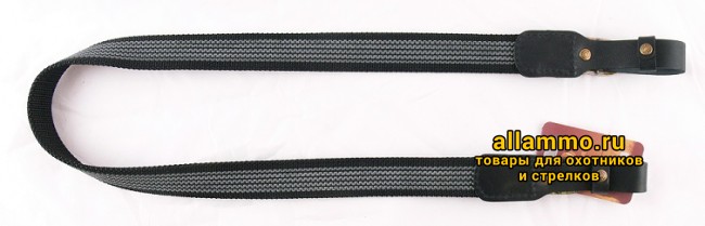 422fcf0a266e69f7258e314054e7dbef.JPG VEKTOR Ремень для ружья из полиамидной ленты черный (Р-8 ч)
