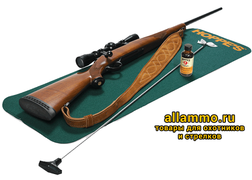 Сервисный коврик Hoppe's для обслуживания оружия, материал - акрил, впитывающий, 30х91см