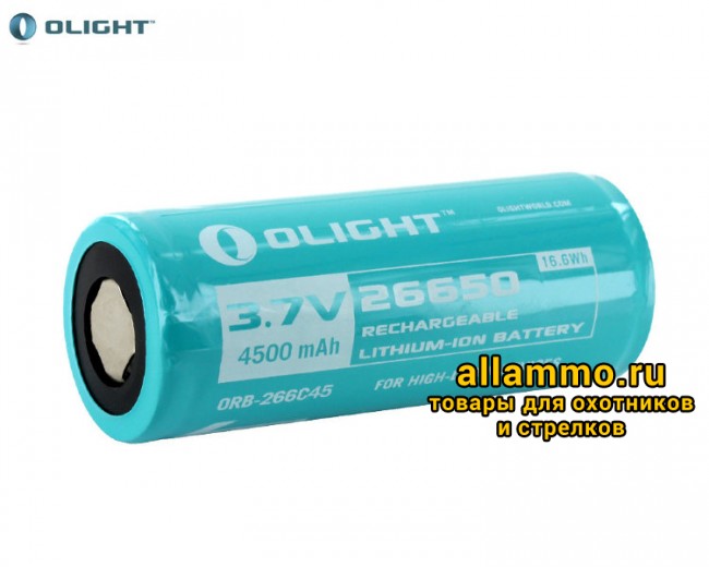 8388.750.jpg Аккумулятор 26650 Li-ion Olight 4500 мАч