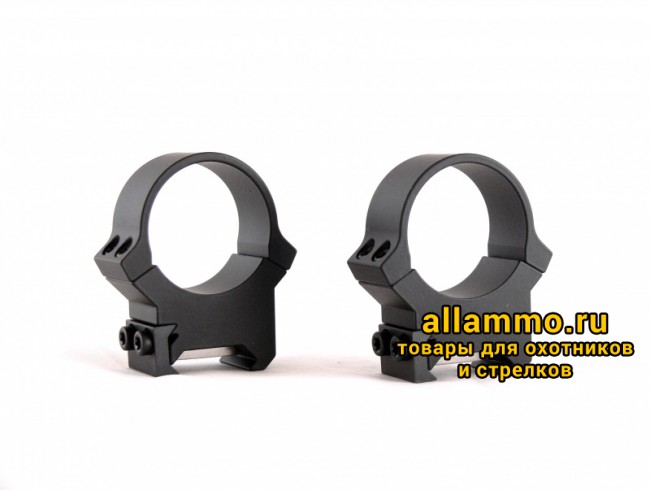 кольца небыстросъемные PRW 26мм. на Weaver/Picatinny, высокие, матовые, металл, 226гр.
