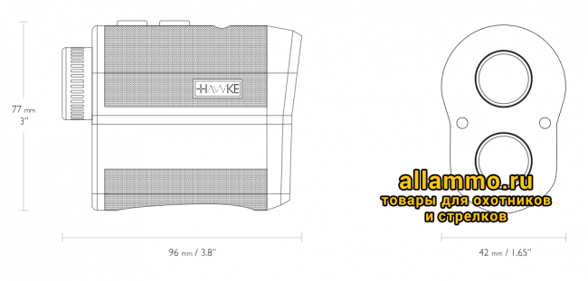 Лазерный дальномер Hawke LRF 400 Hunter