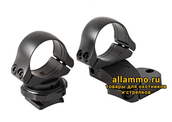 1022-30003 Быстросъемные поворотные кольца MAK 30мм с основаниями на Browning BAR/Benelli Argo KR=26мм BH=17мм