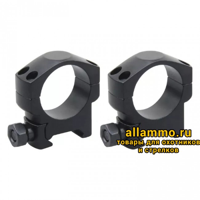Кольца Vector Optics 30мм, на Picatinny/Weaver, низкие BH=21,5мм (SCTM-27)