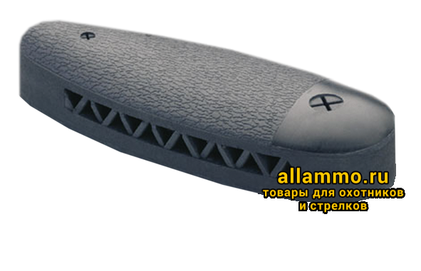 1218_1.png Тыльник для приклада 24 мм, вентилируемый, с рисунком, чёрный
