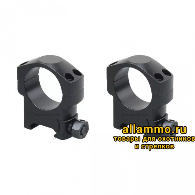 Кольца Vector Optics 30мм, на Picatinny/Weaver, средние BH=26мм (SCTM-22)