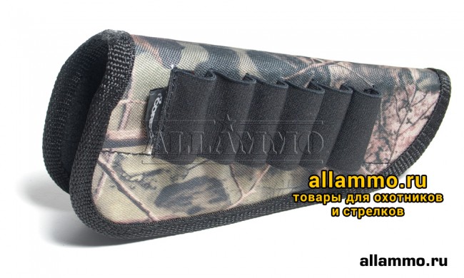 (29019) Патронташ Corex на приклад 6 патронов 12-16к камуфляж 