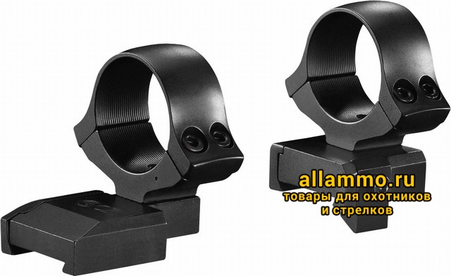 Кольца раздельные KOZAP CZ550/557 Magnum D30мм BH19.8 (No.17) высокие