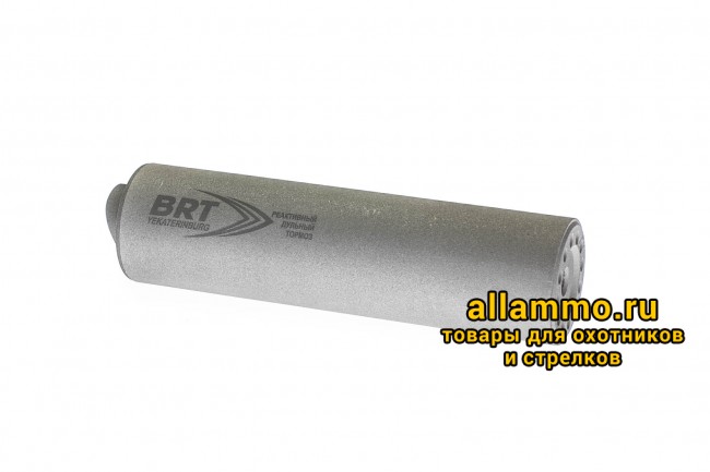 Реактивный ДТКП закрытого типа BRT Барс М для АК-12/Сайга TR-3, кал. 5,45/223 (180мм, резьба байонет, п/п 7,5 мм, ⌀ 50мм)