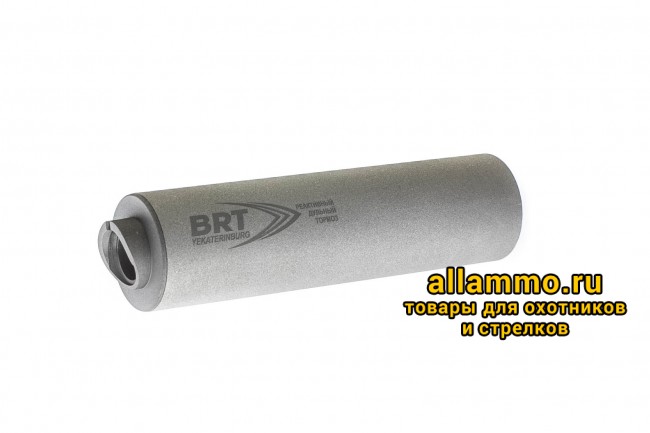 Реактивный ДТКП закрытого типа BRT Барс М для АК-12/Сайга TR-3, кал. 5,45/223 (180мм, резьба байонет, п/п 7,5 мм, ⌀ 50мм)