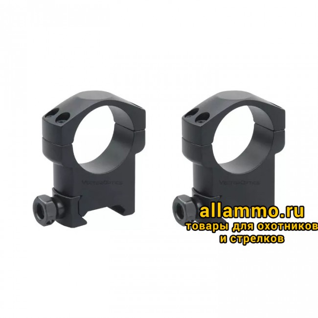 Кольца Vector Optics 30мм, на Picatinny/Weaver, высокие BH=31мм (SCTM-08)