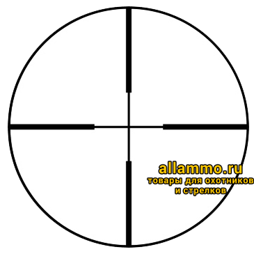 крест Оптический прицел ВОМЗ Пилад P 10х42 F без подсветки