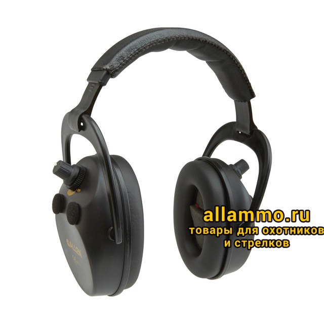 Активные наушники Allen AXION NRR=25dB стерео 2xAAA (черные)