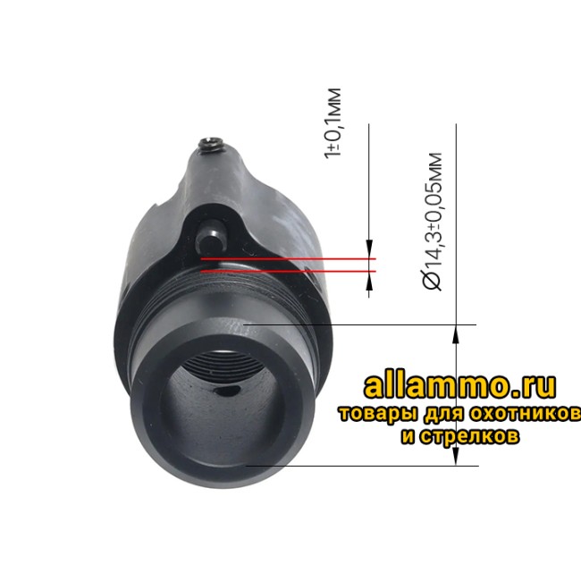 Адаптер удержания ДТК LAC ВA-033 для Сайги исп.033,03 BA-033 (LAC0299)
