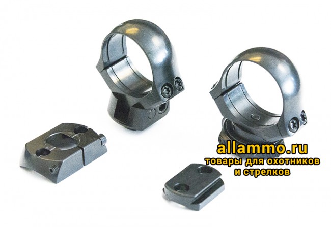 b9b6edd733a87d5fa2a04e594e5cf731.jpg 121210/120-12074 Быстросъемные поворотные кольца Suhl 30мм с основаниями на Remington 7400 KR=26мм BH=18мм
