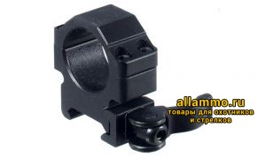 Крепления Leapers UTG (кольца 25,4мм) на базу Picatinny низкие
