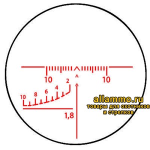 1,8 Оптический прицел Беломо ПОСП 4x24 на Тигр/СКС М