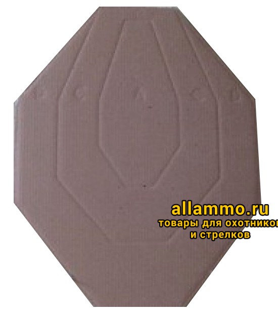 a96d99048042b1bb0cbe26fb73c58015.jpg Мишень IPSC классическая (одноцветная) 580х460мм, гофрокартон Т23 (10 шт./уп)