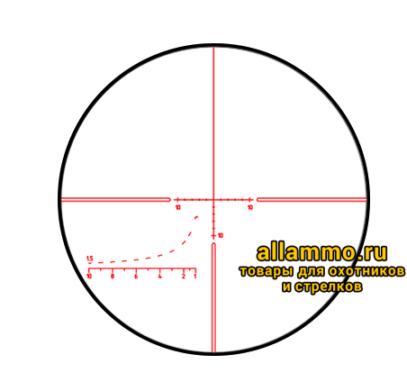 LC парабола Оптический прицел ВОМЗ Пилад P 10x42 LF с подсветкой