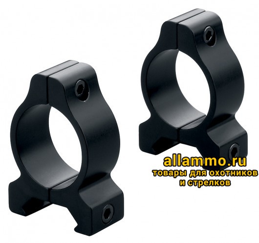 кольца небыстросъемные Vertical Split 30мм. на Weaver/Picatinny, средние, матовые, металл