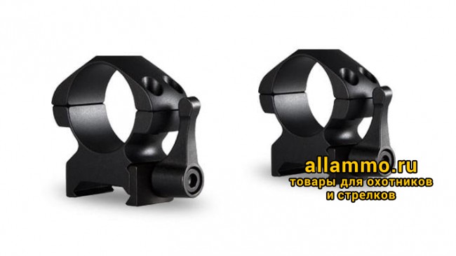 74651.5000.jpg 23011 Быстросъемные кольца Hawke 26 мм на Weaver средние ВН=9мм