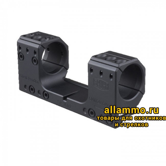 SP-3601 Единое основание SPUHR с кольцами 30 мм для установки на picatinny, наклон 6 MIL/ 20,6 MOA Швеция