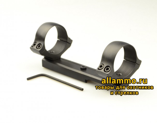 (No.29) Кронштейн KOZAP кольца 30мм с единым основанием на Bettinsoli Combo низкий BH=14,8мм 