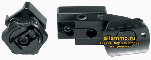 10459_2 1044-45089 Быстросъемный поворотный кронштейн MAK под шину Zeiss с основаниями на Steyr Classic/SBS KR=34мм BH=18,5мм