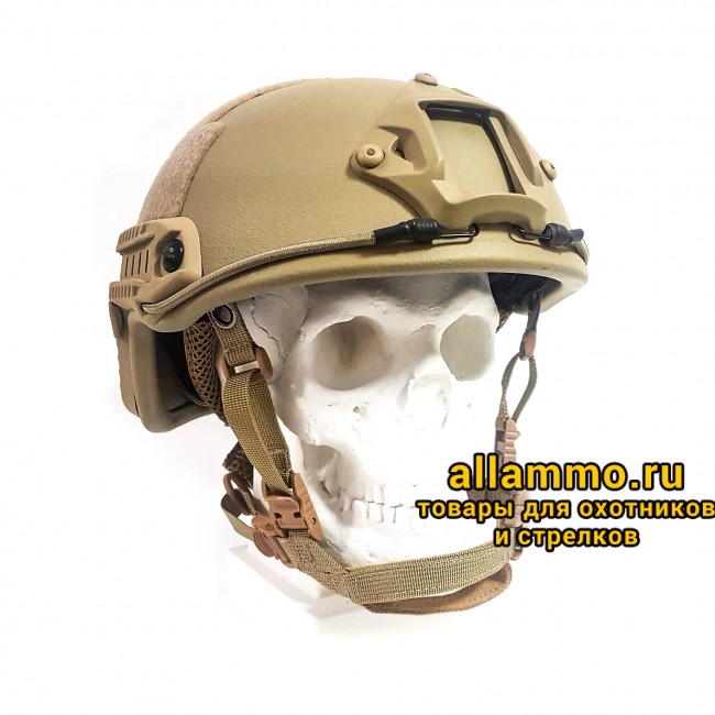 56330380 Баллистический шлем Atlant Armour Атом Арамид (Мох)