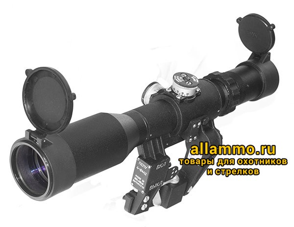 Оптический прицел Беломо ПОСП 4-8х42 на Тигр/СКС