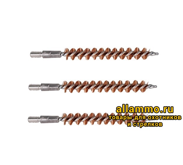45b7ca5a495a1b43f725f8755279aa36.jpg Ерш Bore Tech щетинный, к. .375(9,5мм), папа 8/32, комплект 3шт., бронзовый (BTBR-375-03)