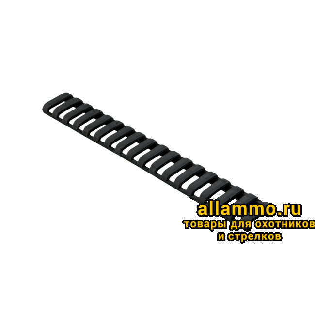 mag013_blk_1_1 Накладка Magpul низкопрофильная на Picatinny из резины (MAG013)