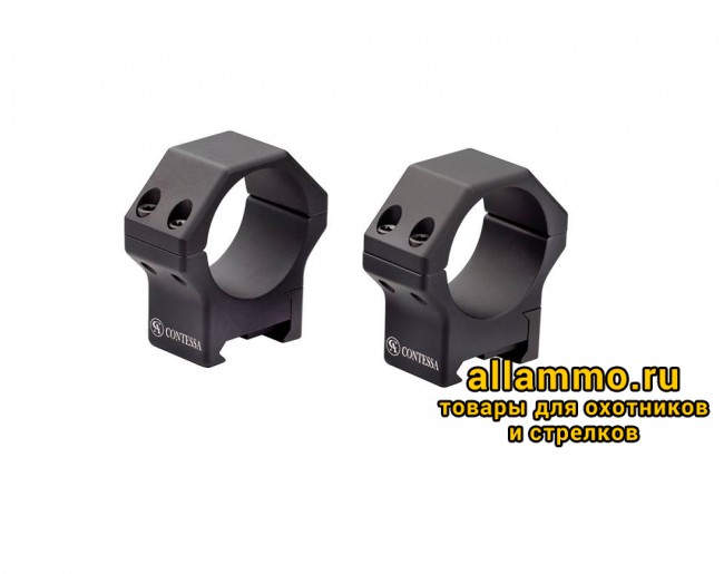LPR03/A Кольца легкосплавные 34 мм , BH=8 мм, для установки на Picatinny, Contessa Италия