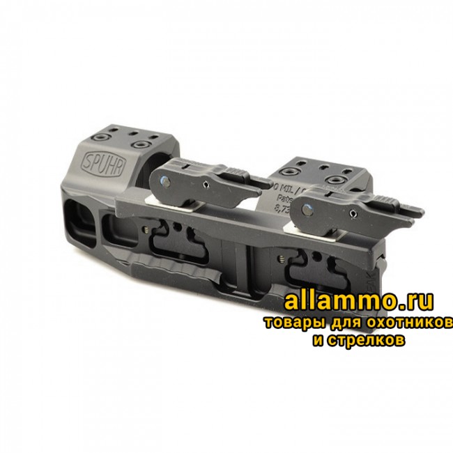 Монтажная область 1 копия 4 Тактический быстросъемный кронштейн SPUHR D30мм для установки на Picatinny, H38мм, наклон 6MIL/20.6MOA , с выносом (QDP-3616)