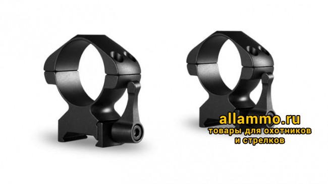 74655.5000.jpg 23017 Быстросъемные кольца Hawke 30мм на Weaver высокие ВН=13мм