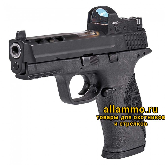 ddb2704c33760a75b71d39217558581d.jpg Коллиматорный прицел Sightmark Mini Shot Pro Spec Reflex sight зеленая точка 5МОА, крепление на Weaver (SM26007)