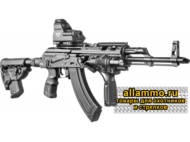 Телескопический приклад FAB Defence M4-AKMS P складной для АК АКМ АКМС