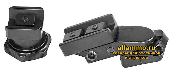 1044-45003 Быстросъемный поворотный кронштейн MAK под шину Zeiss с основаниями на Browning BAR/Benelli Argo KR=34мм BH=18,5мм